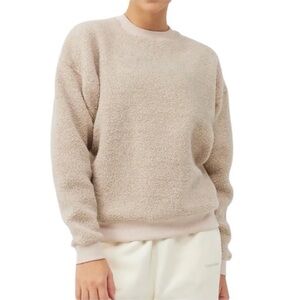 Outdoor Voices Megafleece Crewneck Sweatshirt in Oatmeal